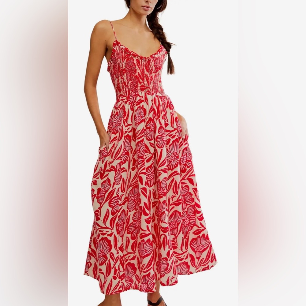 Free People Sweet Nothings Midi Dress
